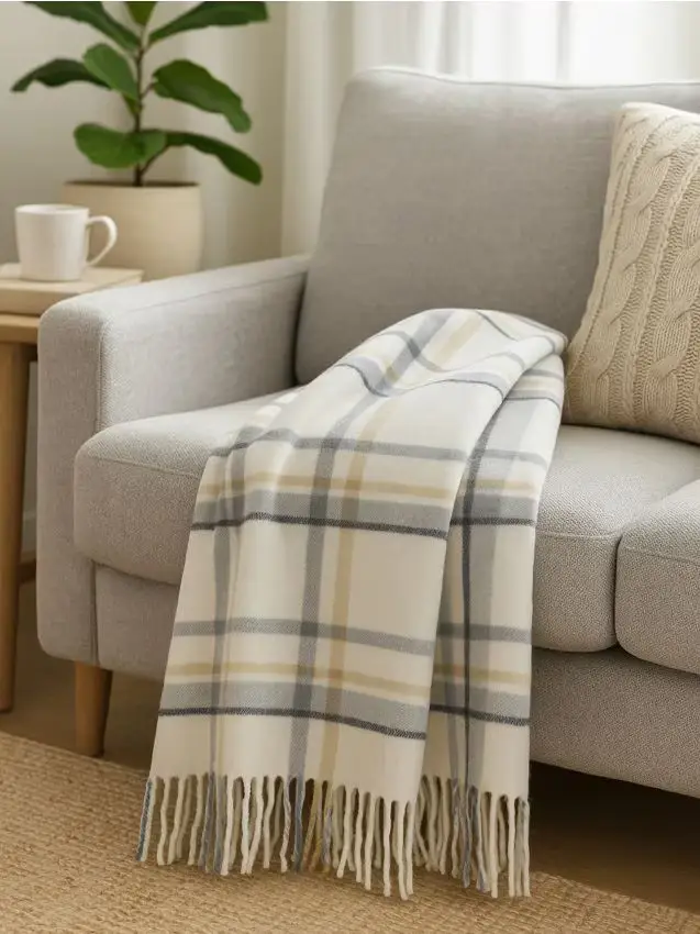 Coperta a quadri - multicolor