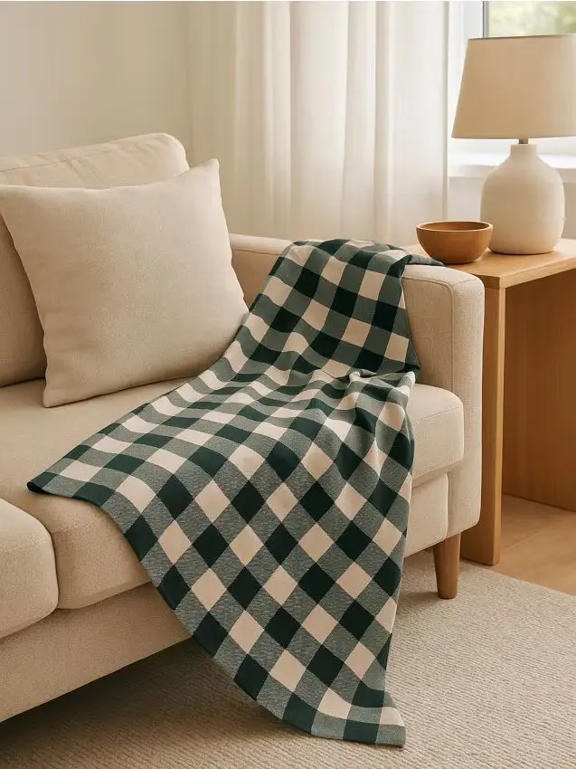 Coperta a quadri - multicolor