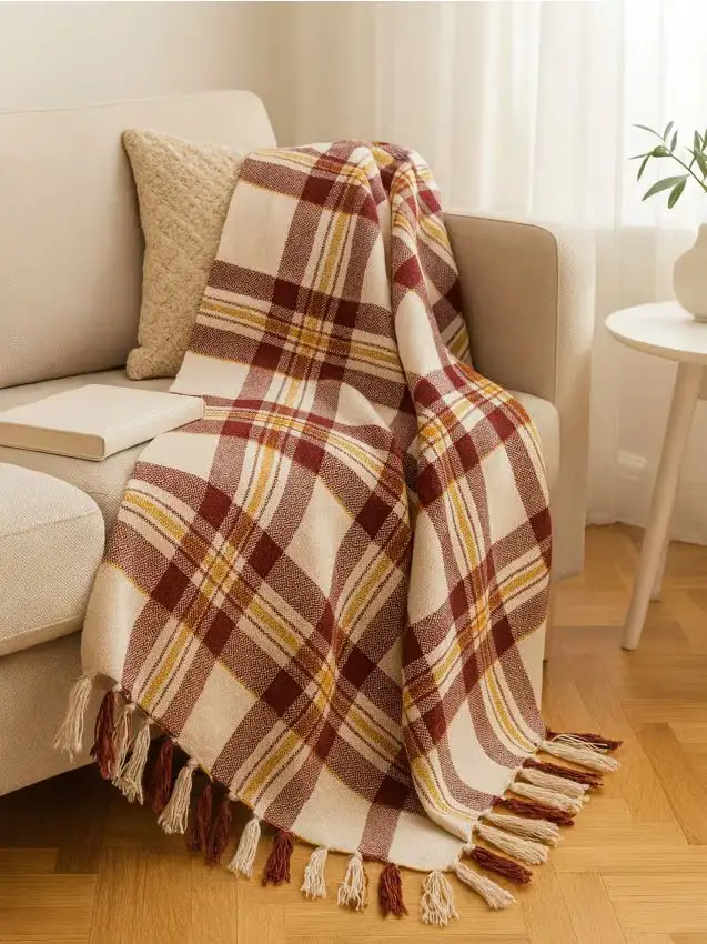 Coperta a quadri - multicolor