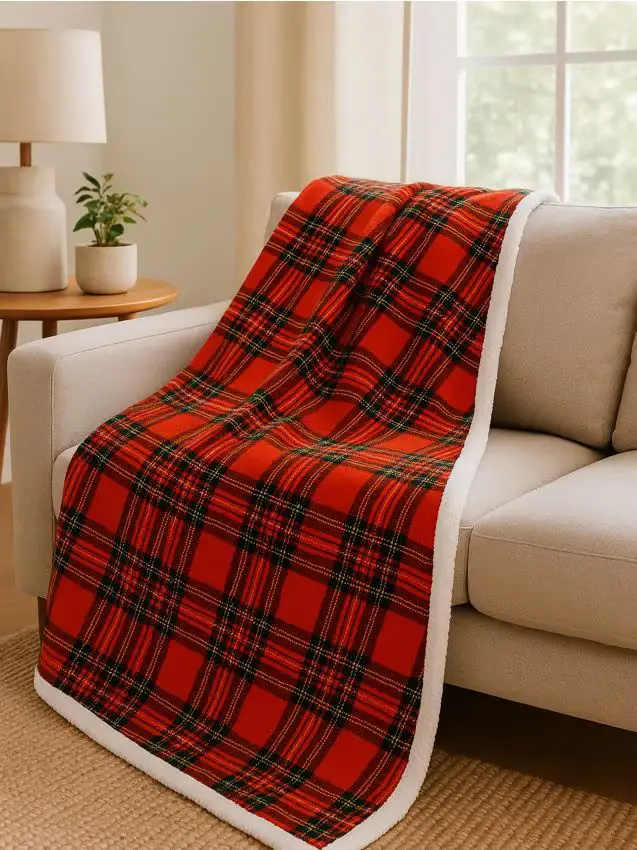 Coperta a quadri - multicolor