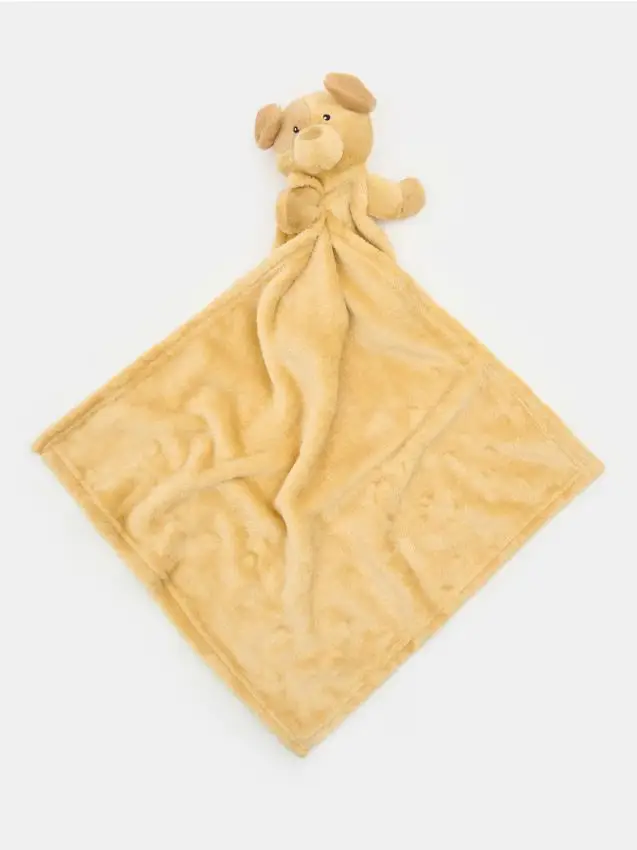 Coperta con peluche - beige