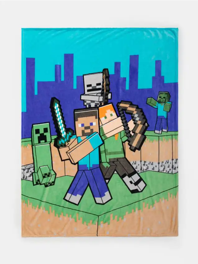 Coperta Minecraft - multicolor