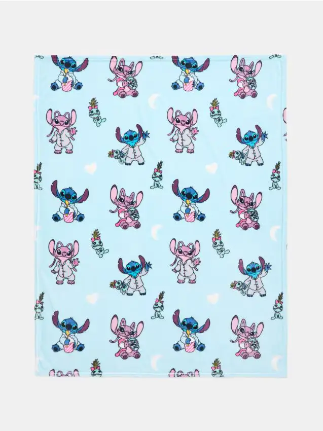 Coperta Stitch - blu pallido