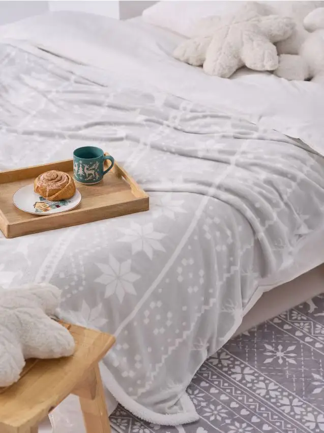 Copriletto - grigio chiaro