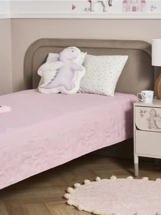 Copriletto - rosa pastello