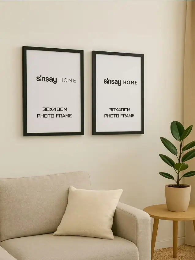 Cornice per foto 2 pack - nero