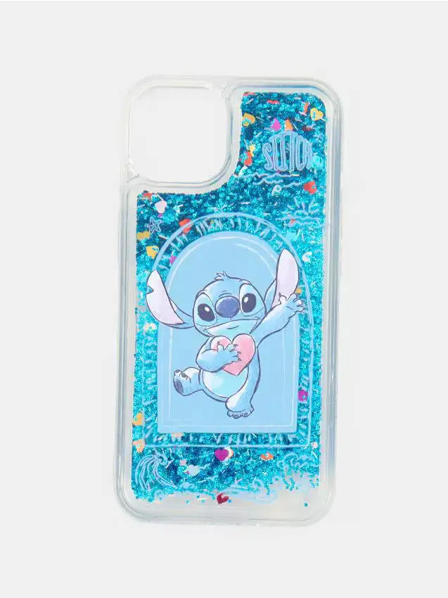Cover per iPhone 13/14 Stitch - azzurro