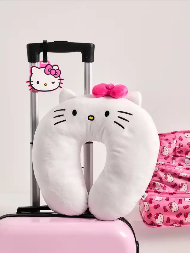 Cuscino da viaggio Hello Kitty - multicolor