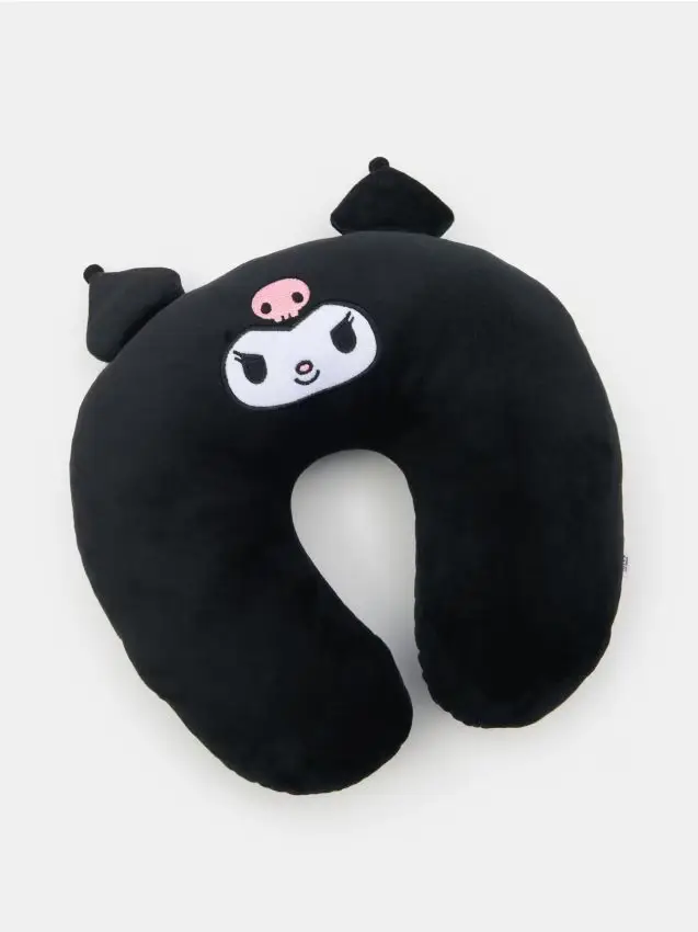 Cuscino da viaggio Kuromi - nero