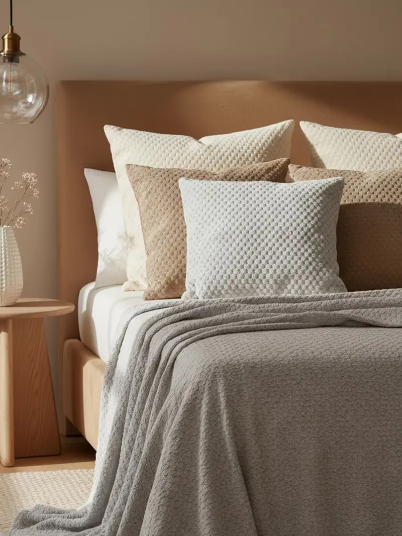 Cuscino decorativo - grigio chiaro miniatura 5