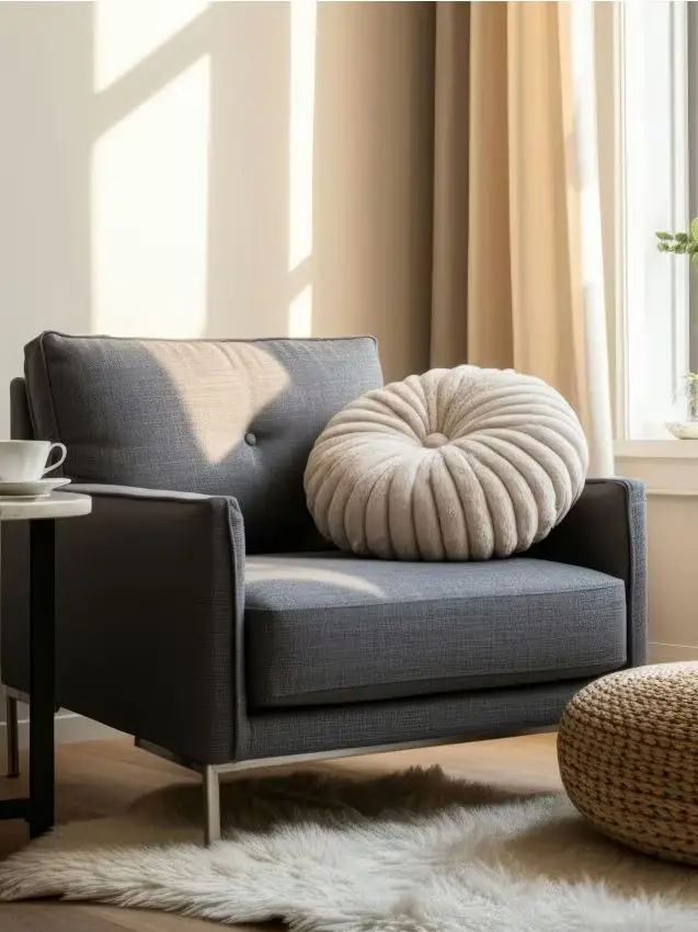 Cuscino decorativo - panna