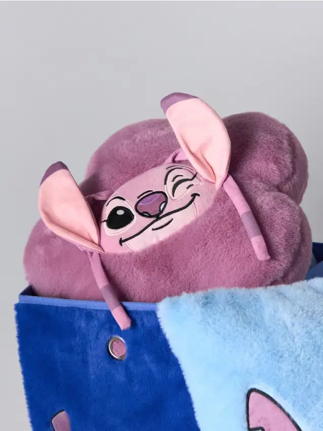 Cuscino decorativo Stitch - orchidea