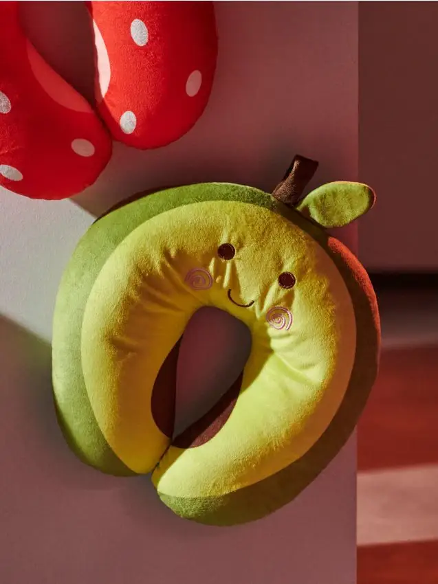 Cuscino per il collo - verde-giallo