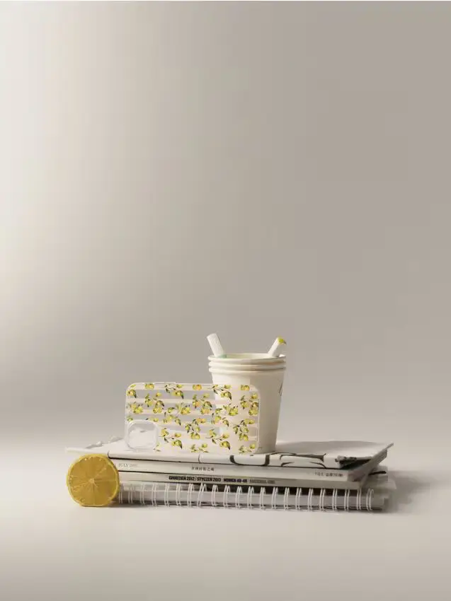 Custodia per iPhone 11/XR con motivo di limoni - multicolor