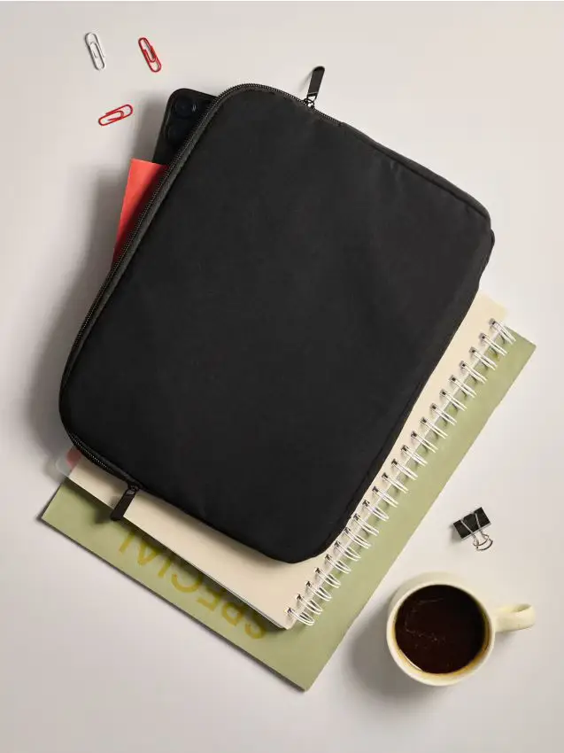 Custodia per tablet con cerniera - nero