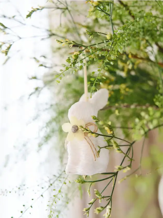 Decorazioni pasquali a forma di coniglietti 2 pack - multicolor