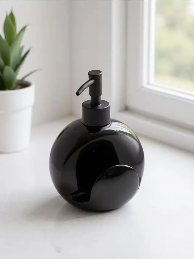 Dispenser per liquidi con pompa - nero