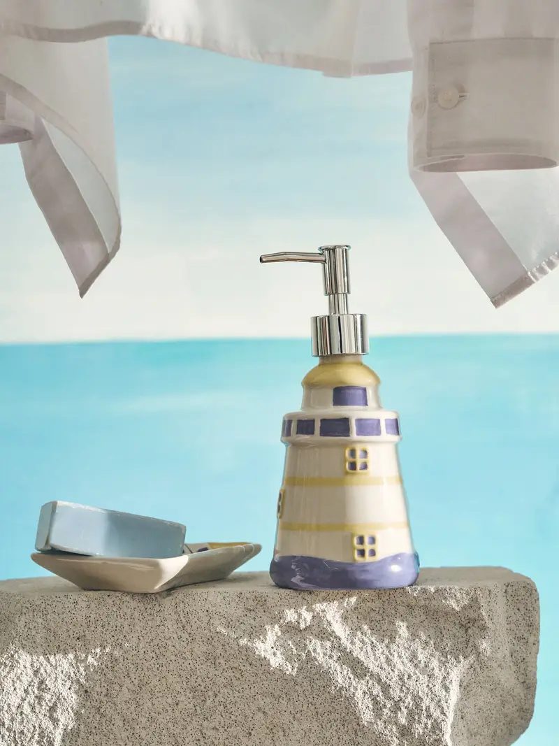 Dispenser per sapone a forma di faro - multicolor miniatura 2