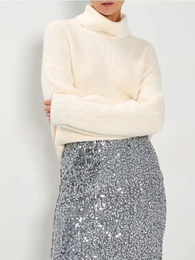 Dolcevita a costine - panna