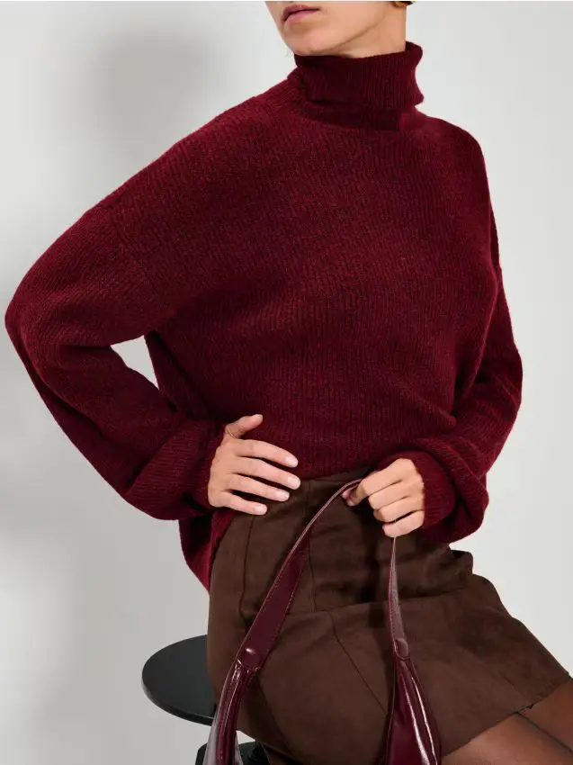 Dolcevita melange - bordeaux