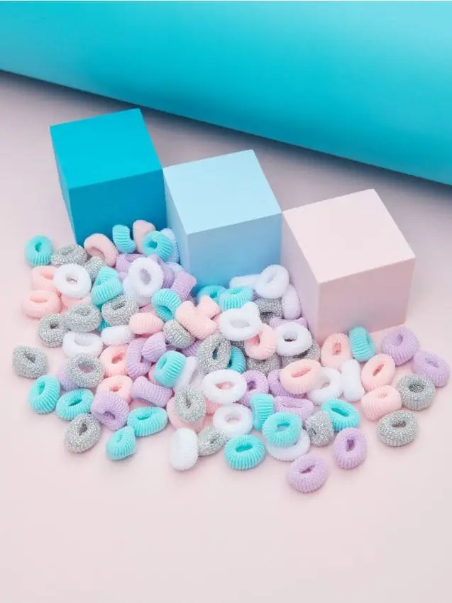 Elastici per capelli - multicolor