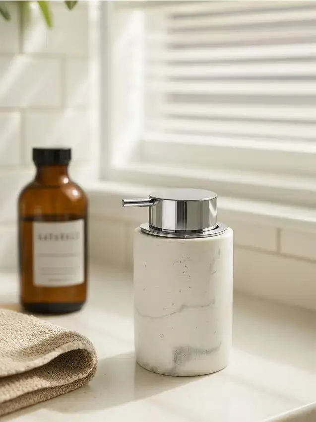 Erogatore di sapone - bianco