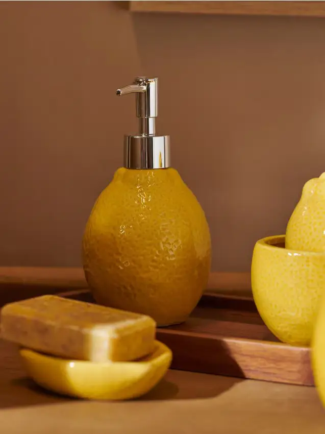 Erogatore di sapone - giallo