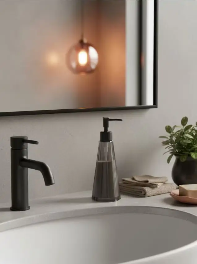 Erogatore di sapone - nero