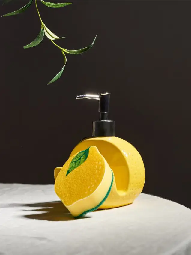 Erogatore per detersivo da piatti - giallo