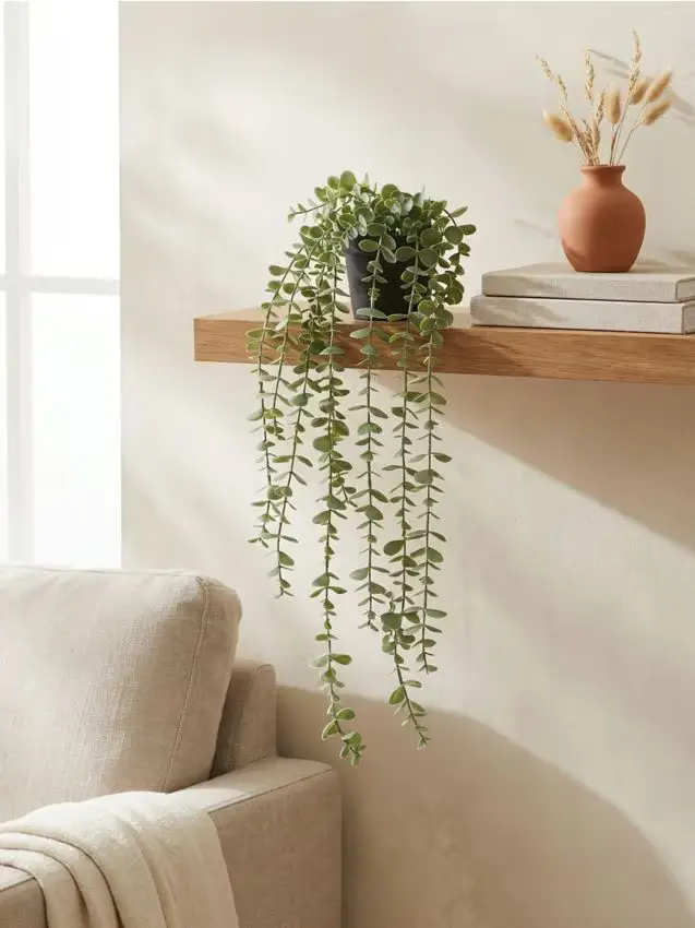 Eucalipto artificiale in vaso - verde