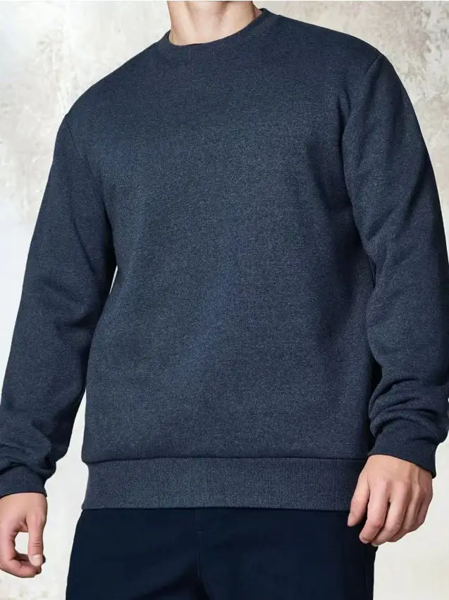 Felpa a maniche lunghe - blu scuro