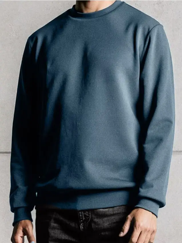 Felpa a maniche lunghe - indaco