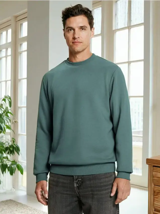 Felpa a maniche lunghe - verde fresco