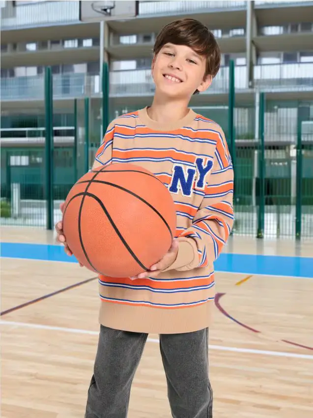 Felpa a righe - multicolor