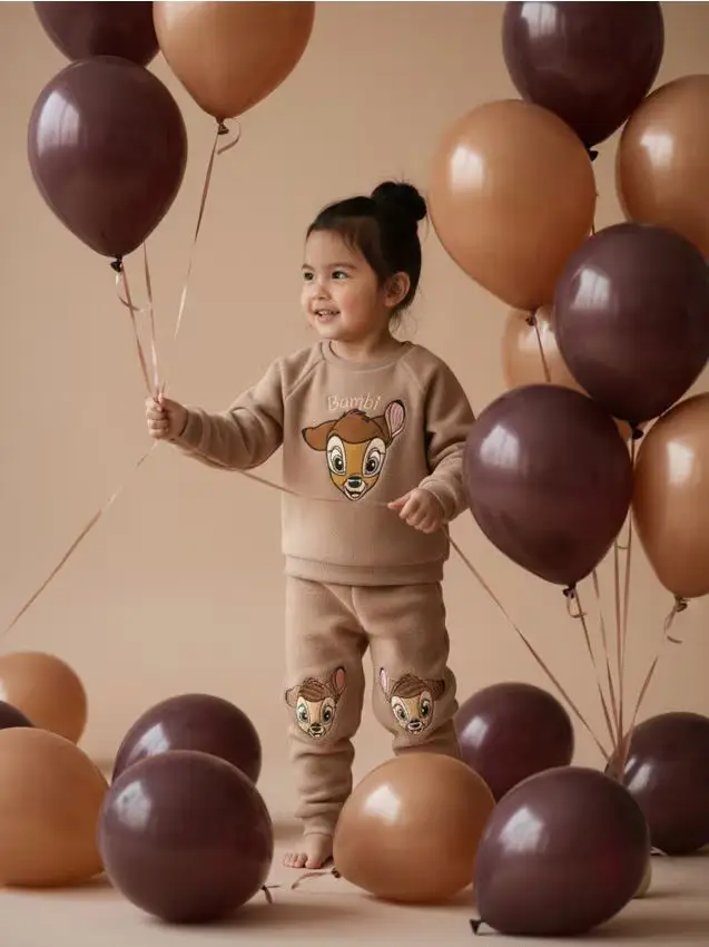 Felpa Bambi - caffè Caffè