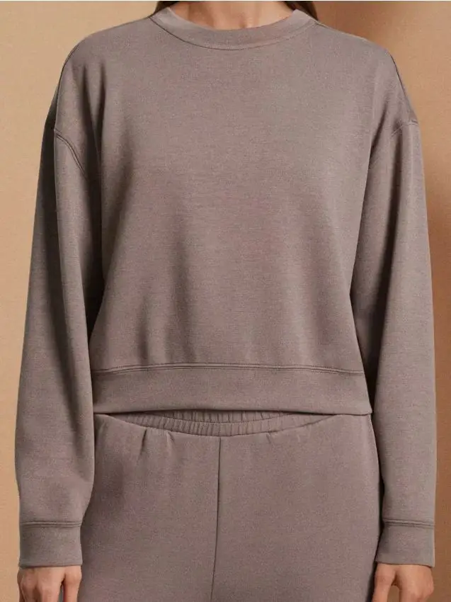 Felpa basic - caffè Caffè