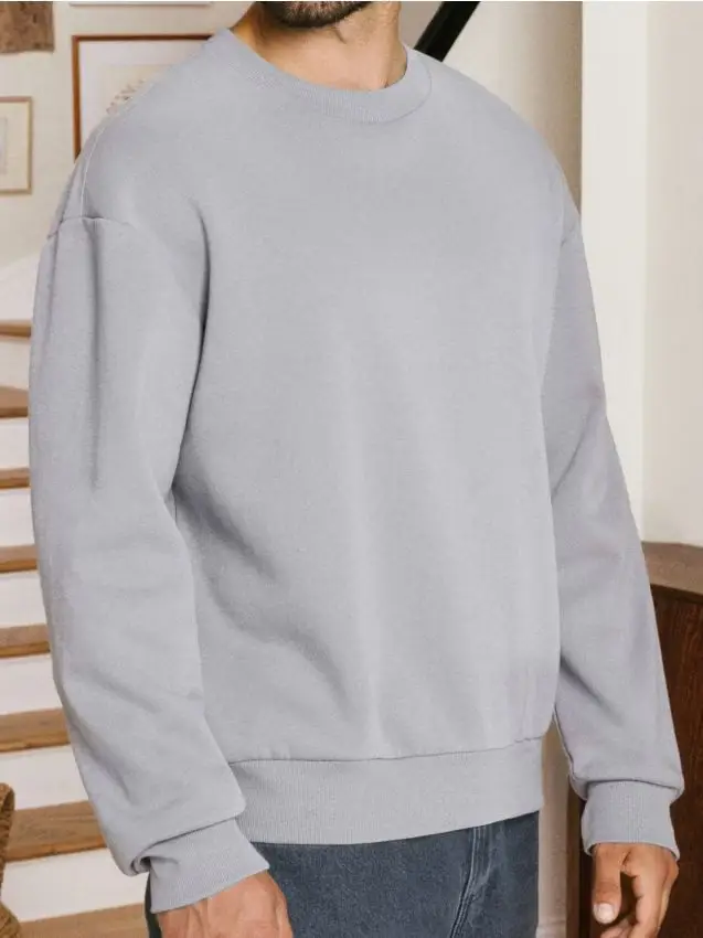 Felpa basic - grigio chiaro