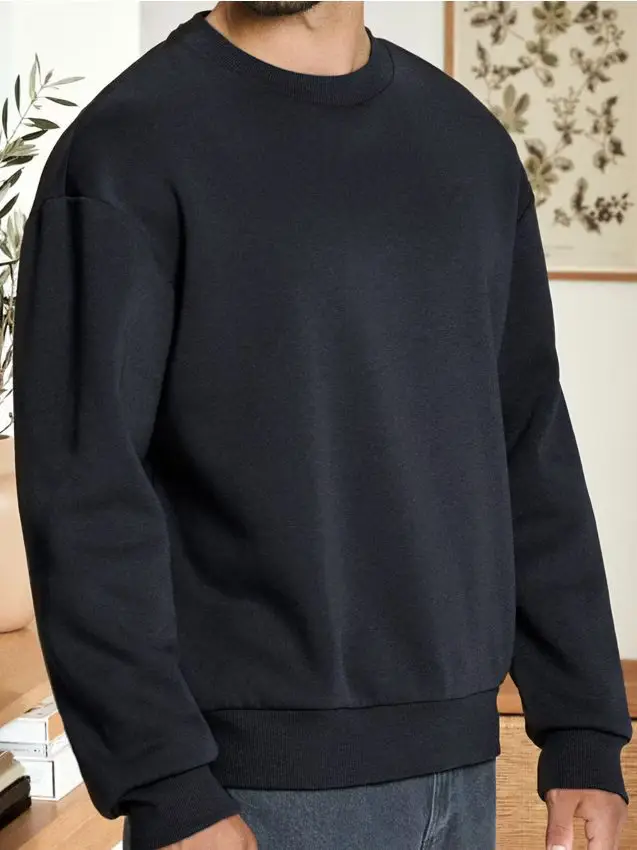 Felpa basic - steel blue