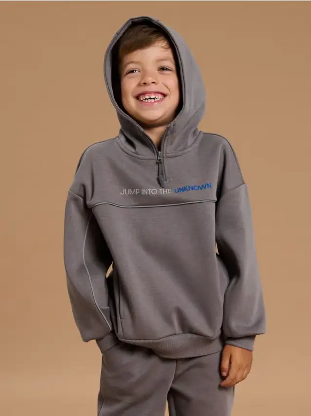 Felpa con cappuccio - caffè Caffè