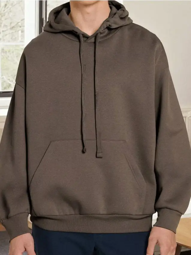 Felpa con cappuccio comfort fit - caffè Caffè