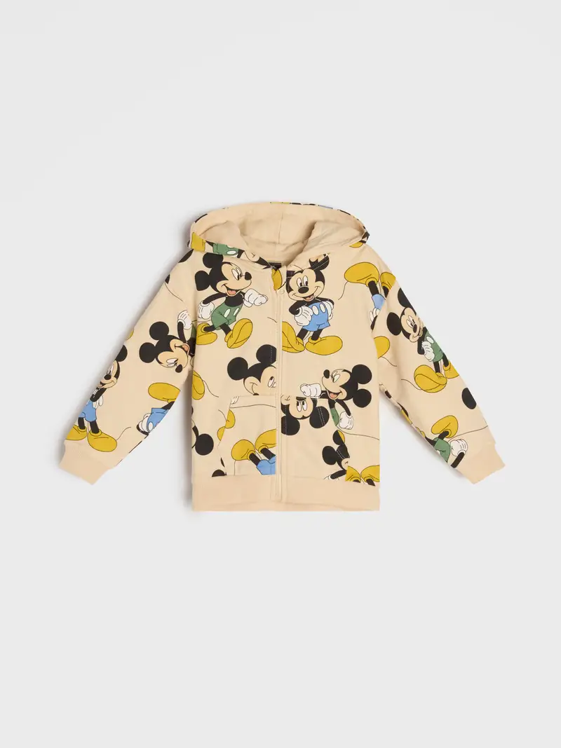 Felpa con cappuccio Mickey Mouse - beige miniatura 2