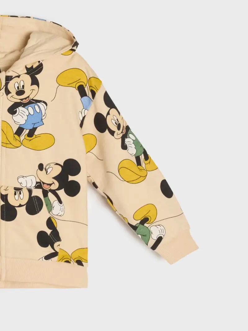 Felpa con cappuccio Mickey Mouse - beige miniatura 5