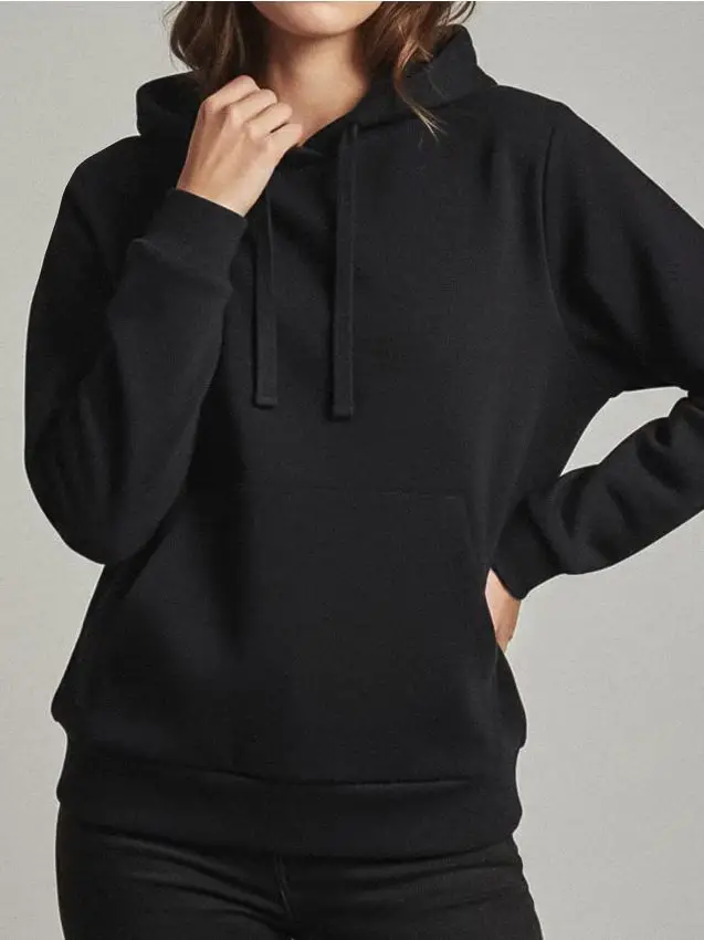 Felpa con cappuccio - nero