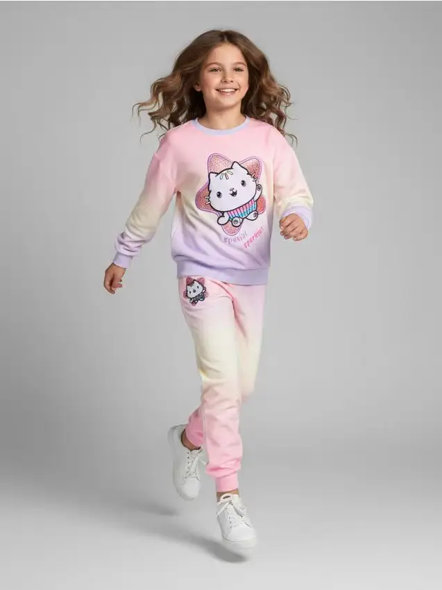 Felpa con scollo crewneck Gabby s Dollhouse - multicolor