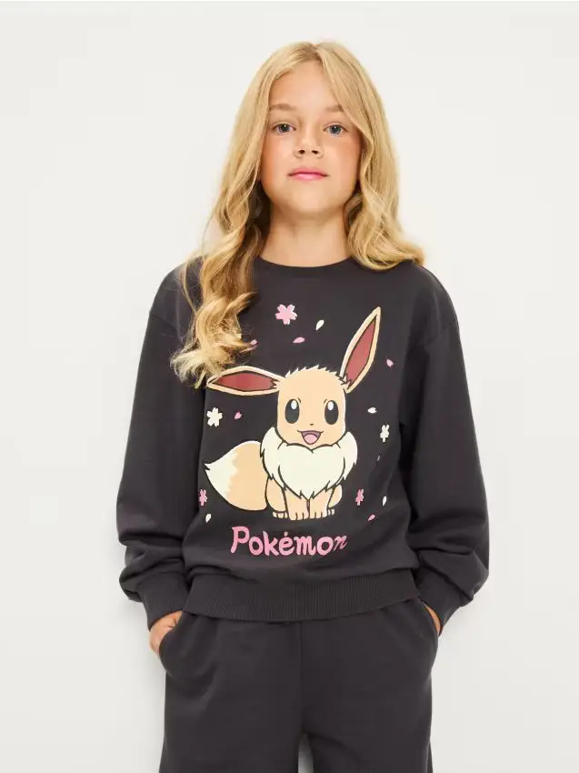 Felpa con scollo crewneck Pokemon 2 pack - grigio scuro