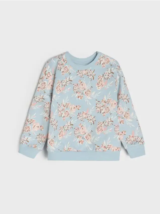 Felpa girocollo - azzurro