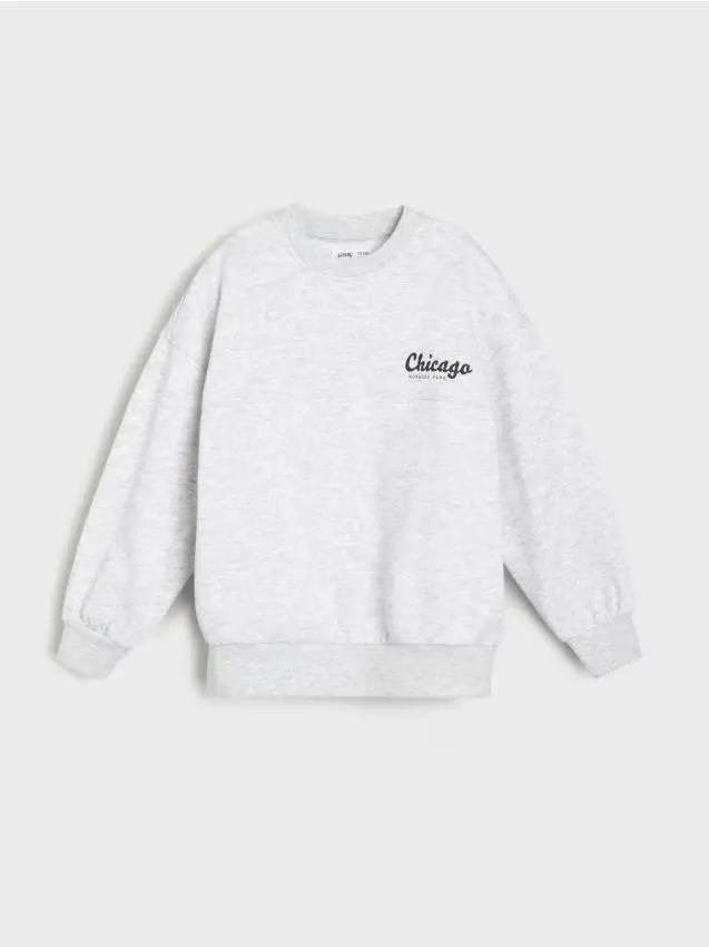 Felpa girocollo - grigio chiaro