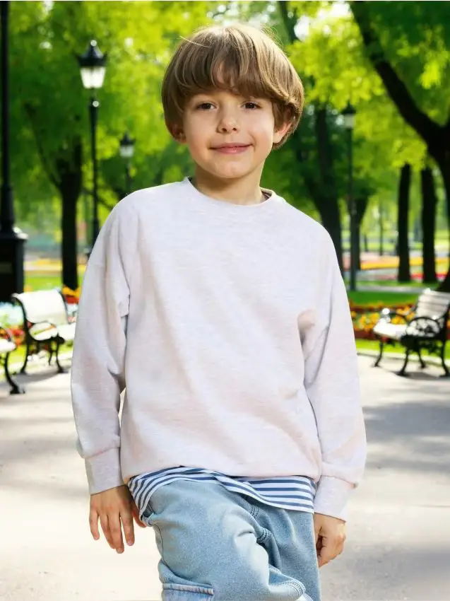 Felpa - grigio chiaro