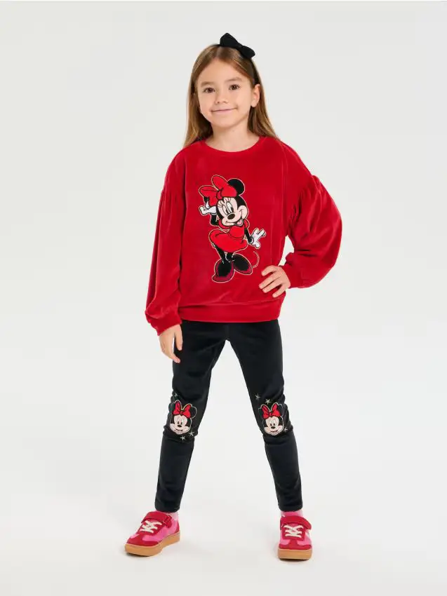 Felpa Minnie Mouse - rosso