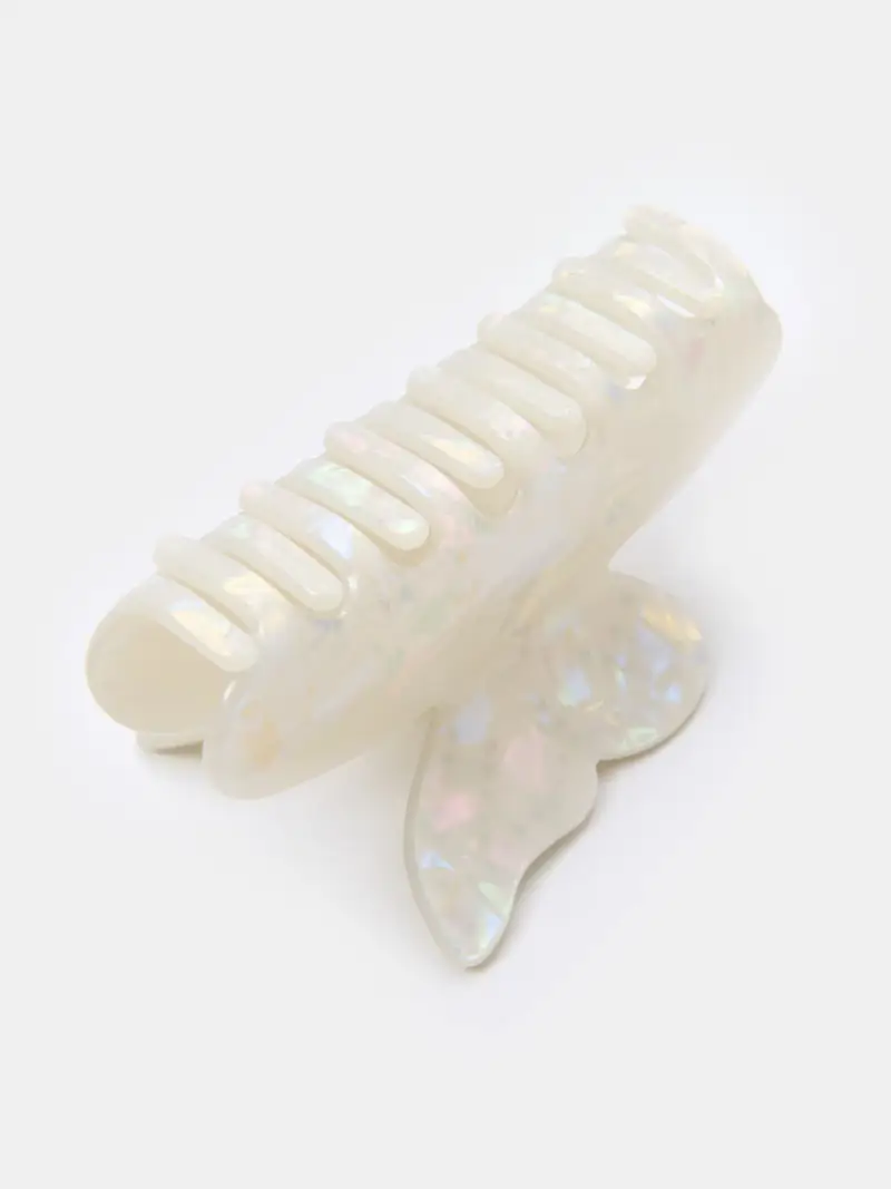 Fermaglio per capelli a forma di farfalla - multicolor miniatura 3